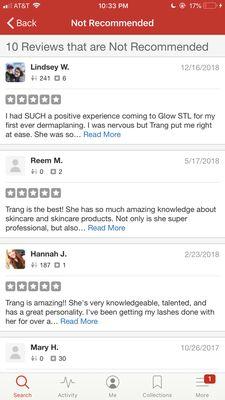 Yelp has hidden these reviews...