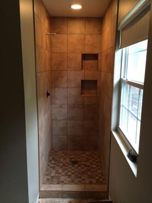 Custom shower