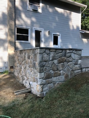 Stone veneer wall beautiful