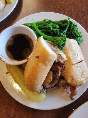 Cheesesteak Sandwich with Brolini