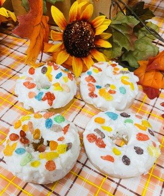 Fruity pebbles wax melts donuts