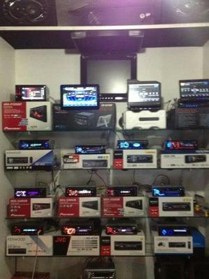 Many Styles and Brands of Stereos to chose from