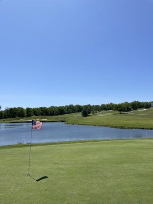 Memorial Day weekend. Course in amazing shape.