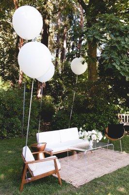 Lounge area on the Great Lawn / planning, design and florals by juliet + lou