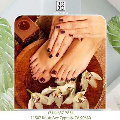 Pamper yourself from head to toe with our luxurious manicure and pedicure services, ensuring you look and feel your absolute best.