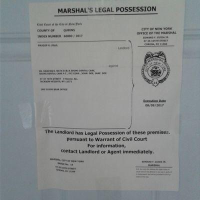 Marshall's seize warrant for Dr. Swappan Nath