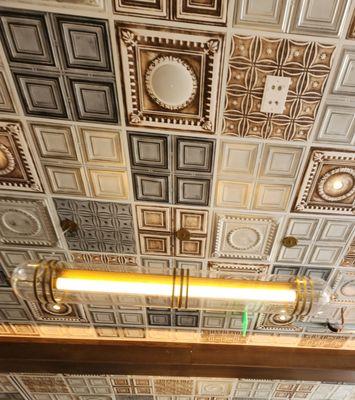 Interior Ceiling w/ Unique Light Fixtures