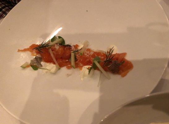 Cured arctic char