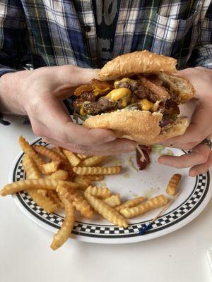 Double Cheeseburger deluxe