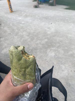 Jerk Tofu Wrap