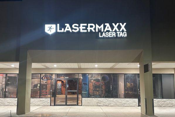 The front of LaserMaxx Newington Laser Tag