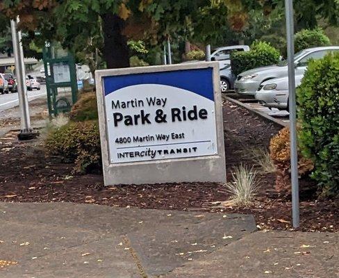 Martin Way Park & Ride, Lacey