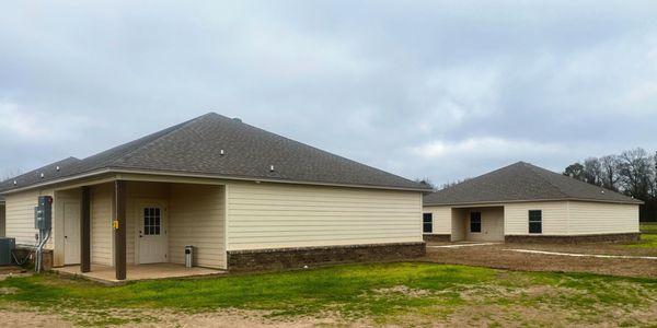 Two of our cabins for patients.