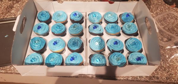 Cupcakes for a Baby Shower...IT'S A BOY