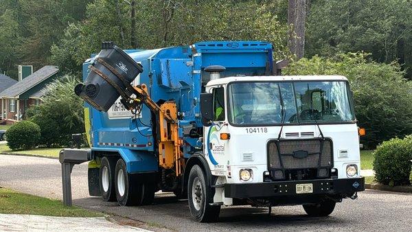 Side loader Autocar ACX Labrie