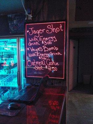 Drink specials