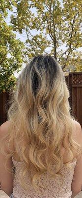 Balayage hair.