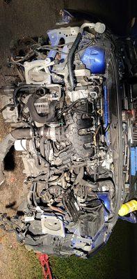 Engine replacement on a 2014 ford focus st