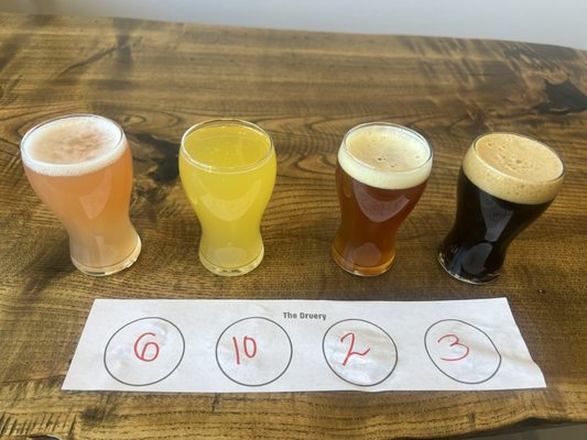 Beer tasting $12