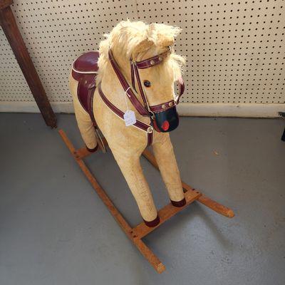 Antique rocking horse