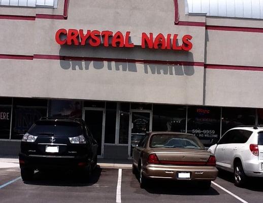 Crystal Nails.  96th & Allisonville. July 2011.