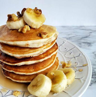 A delicious breakfast  includes our Michigan Maple Syrup.