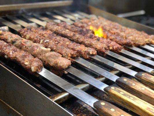 Beef and Lamb Kabob   You can have it as Beef and Lamb Kabob Wrap or Beef and Lamb Kabob Plate