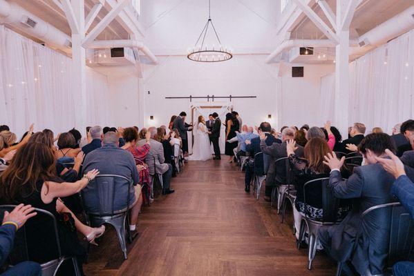 Ceremony space. So beautiful