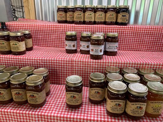 Locally made jams