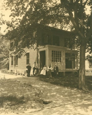 Our building as it was in the late 1800's!