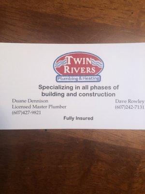 Twin Rivers Plumbing & Heating