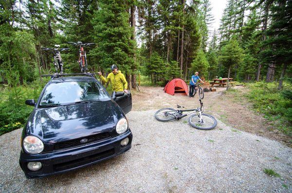 Campsites Available Trailside To 40+ Miles Of Single Track