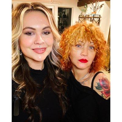 Scarlet Salon Owners Brittany and Universe