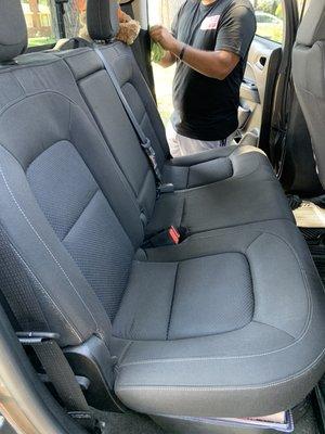 Interior Shampoo Seat Cleaning