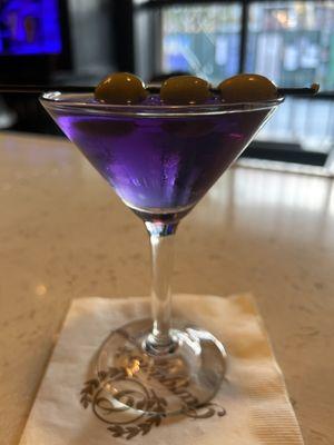 Empress Gin martini (slightly dirty) handcrafted by George