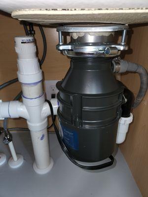 Badger garbage disposal installation