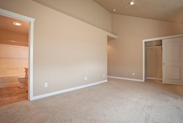 Empire Village Townhome Master Bedroom