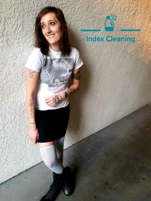 I am the owner of Index Cleaning and I can't wait to work with you!