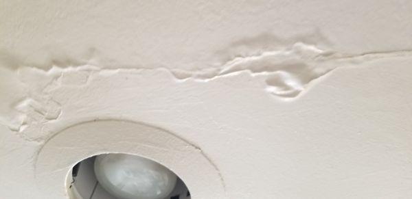 Additional water damage  to my ceiling.  This has been happening off and on for months.