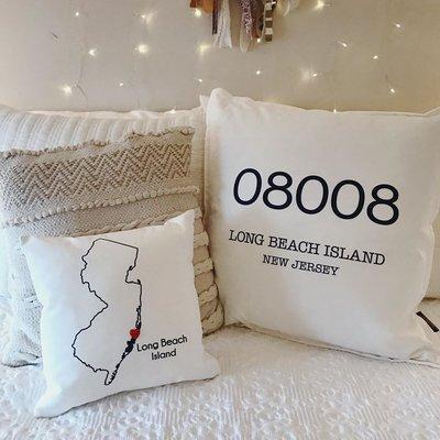 Custom LBI pillows available in store & online!