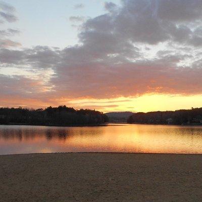 Sunset on Locke Lake Colony