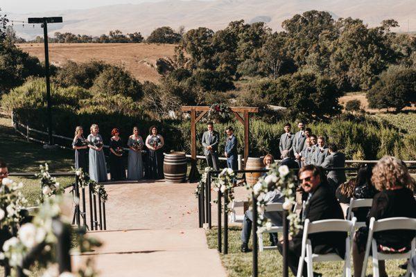 Wedding ceremony.