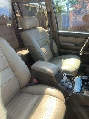 Car interior..