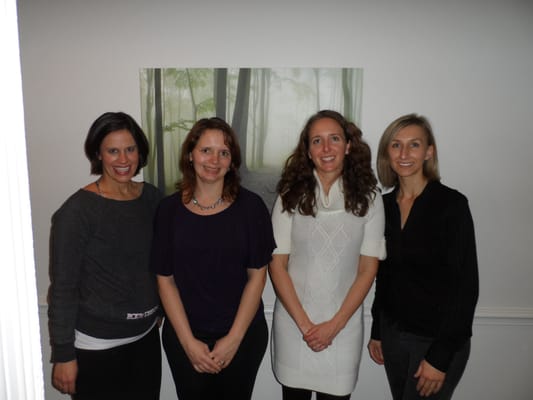 The ladies of Burke Wellness Center. Sarah Shupe L.Ac. is the acupuncturist.  She is the one in the white dress.