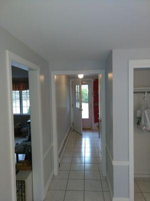 Interior painting project Warwick Rhode Island