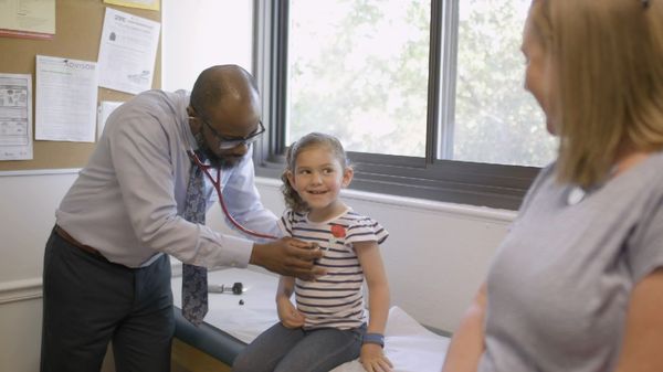 Dr. Lester and patient