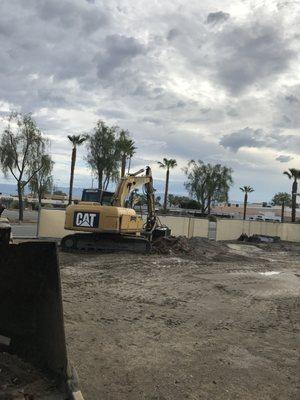 EMERY LANDCLEARING AND GRADING, INC.  EXCAVATOR AT WORK