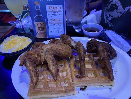 Wings and waffles