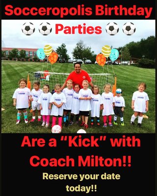 Socceropolis Birthday Parties