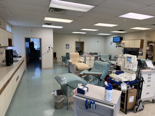 Blood Bank of Delmarva Salisbury Donor Center donation area